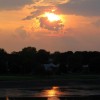 Riverboat at Sunset