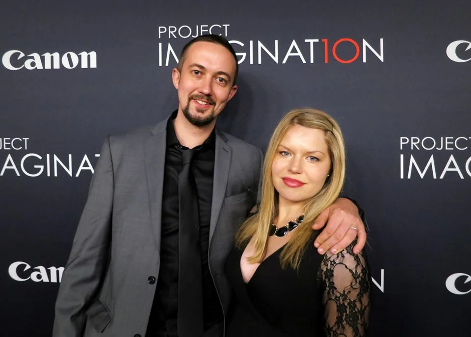 Myself and Sarah on Red Carpet