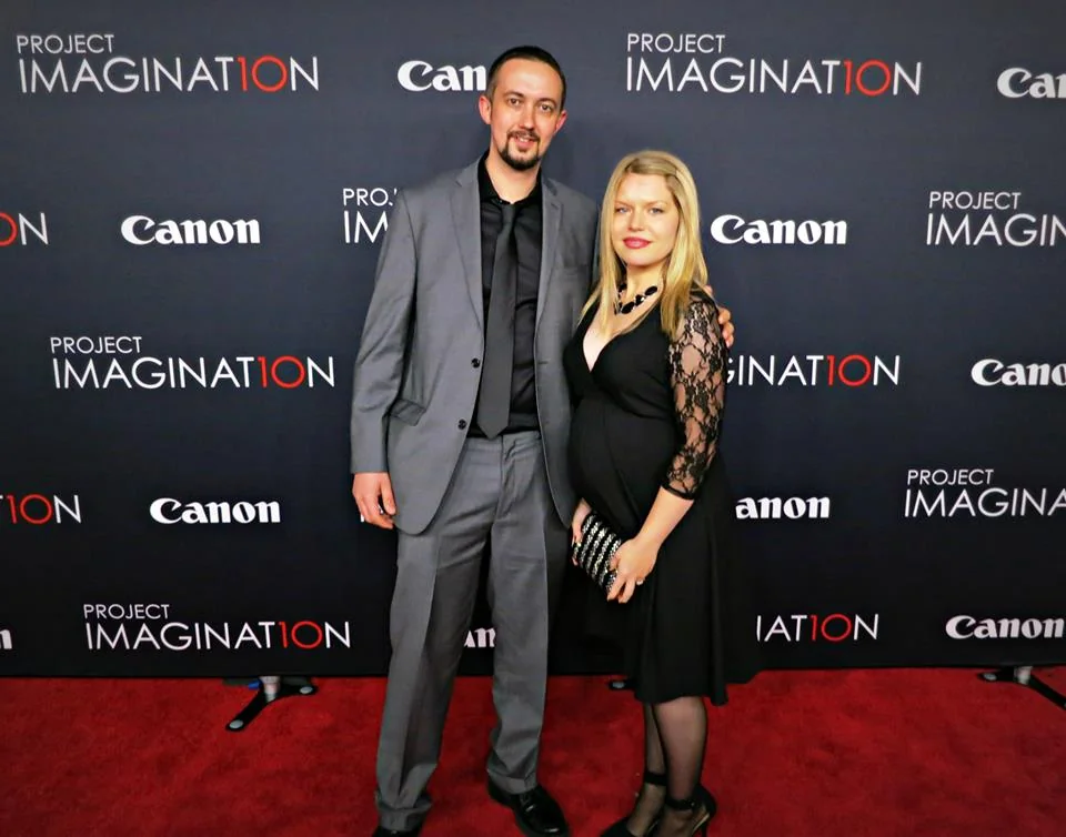 Myself and Sarah on Red Carpet