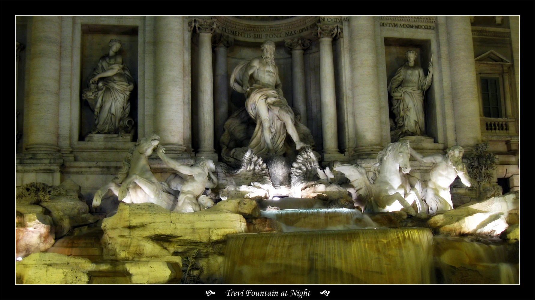 Trevi Fountain at Night