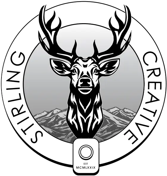 Stirling Creative stag crest