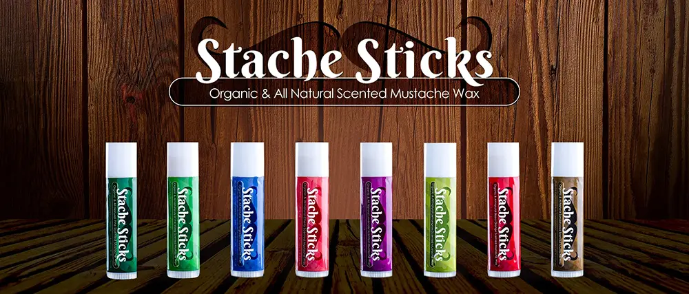 Stache Sticks, Logo and Label Design.