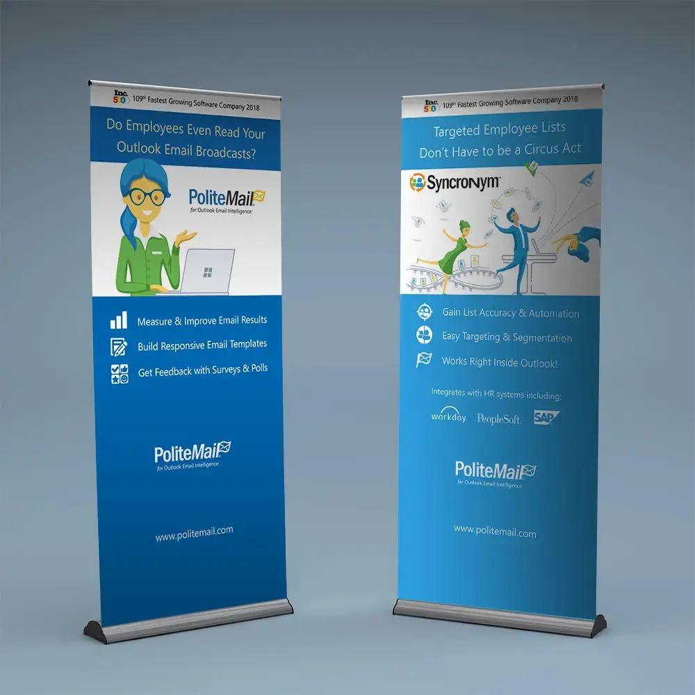 PoliteMail, Conference Banner Designs.