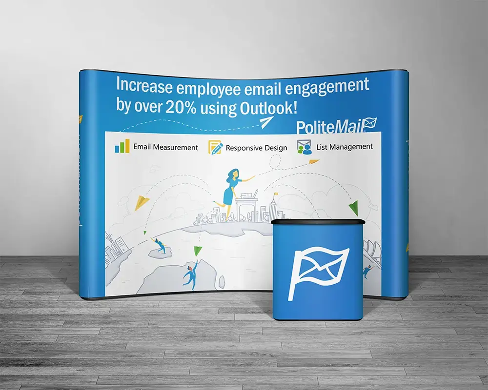 PoliteMail, Conference Banner Design.